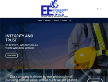 Tablet Screenshot of eeservices.co.za
